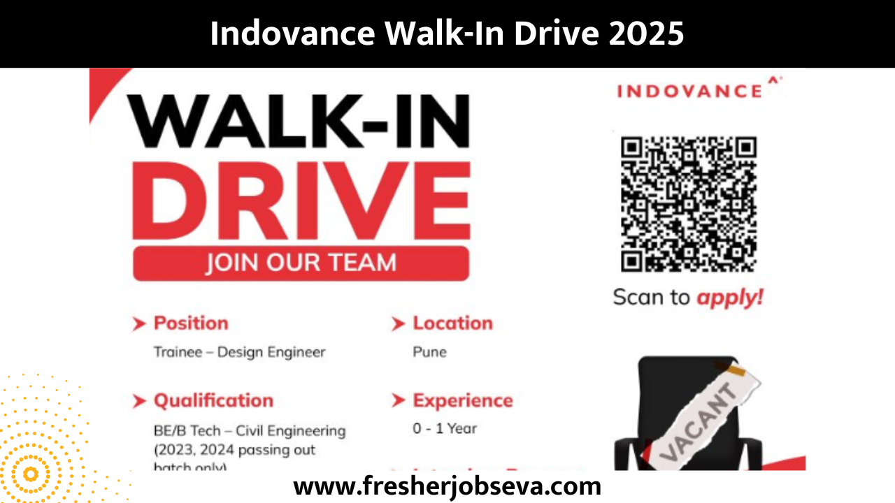 Indovance Walk-In Drive 2025