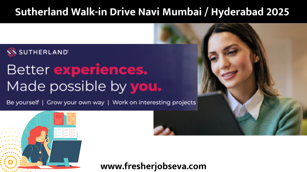 Sutherland Walk-in Drive 2025 fresherjobseva