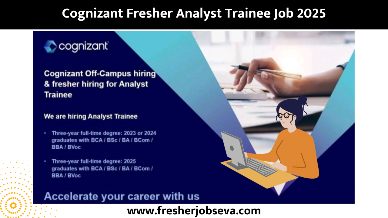 Cognizant Analyst Trainee role job