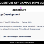 Accenture Off Campus Drive 2025