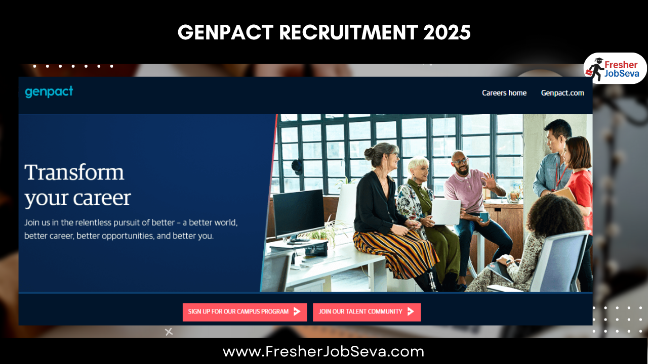 Genpact Recruitment 2025
