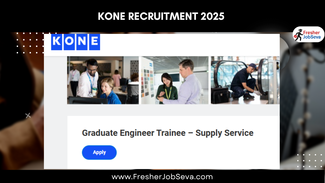 KONE Recruitment 2025