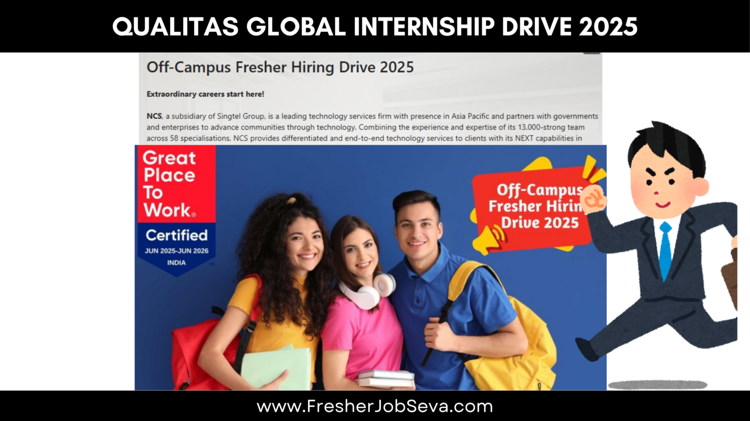 NCS Group Off Campus Drive 2025 | Great Opportunity For Freshers