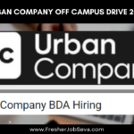 Urban Company Off Campus Drive 2025
