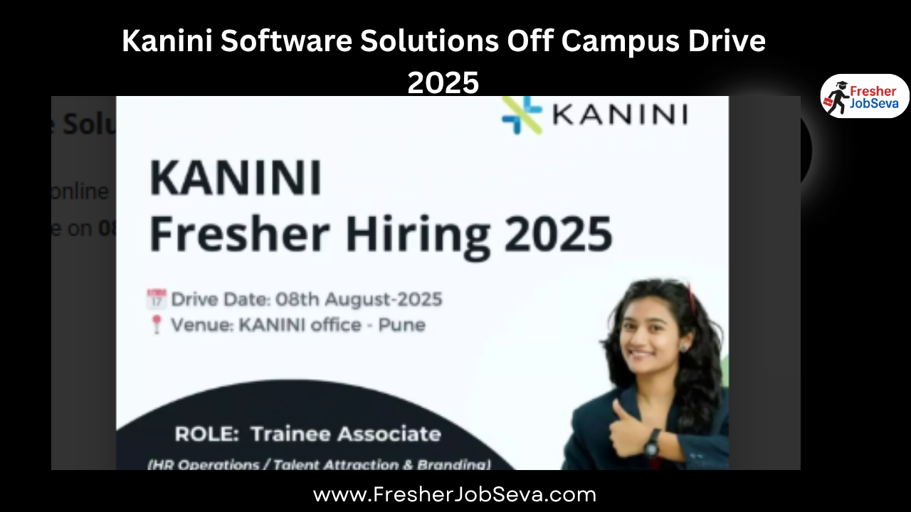 Kanini Software Solutions Off Campus Drive 2025