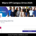 Wipro Off Campus Drive 2025