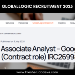 GlobalLogic Recruitment 2025