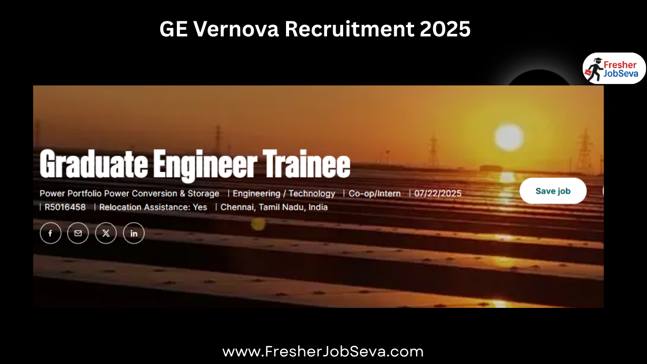 GE Vernova Recruitment 2025