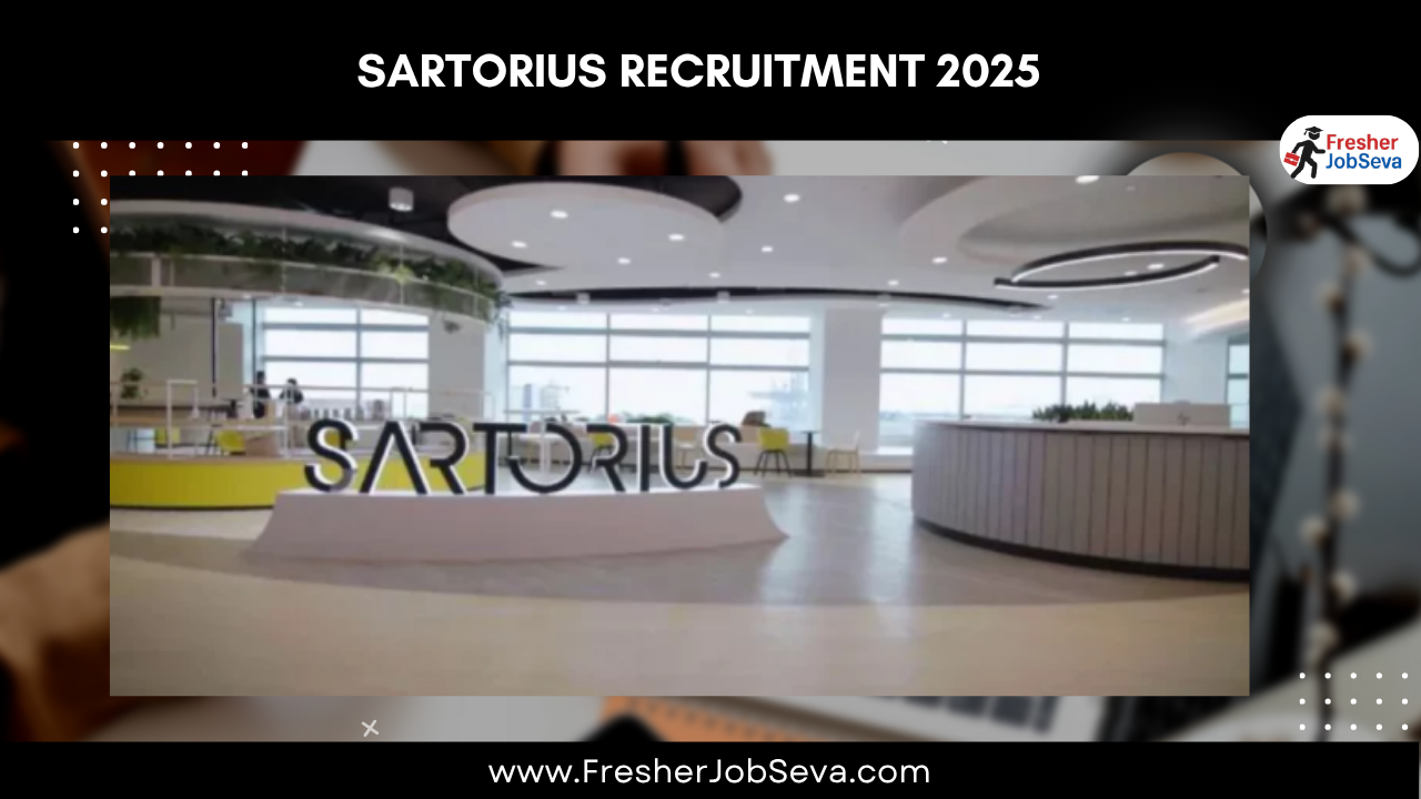 Sartorius Recruitment 2025