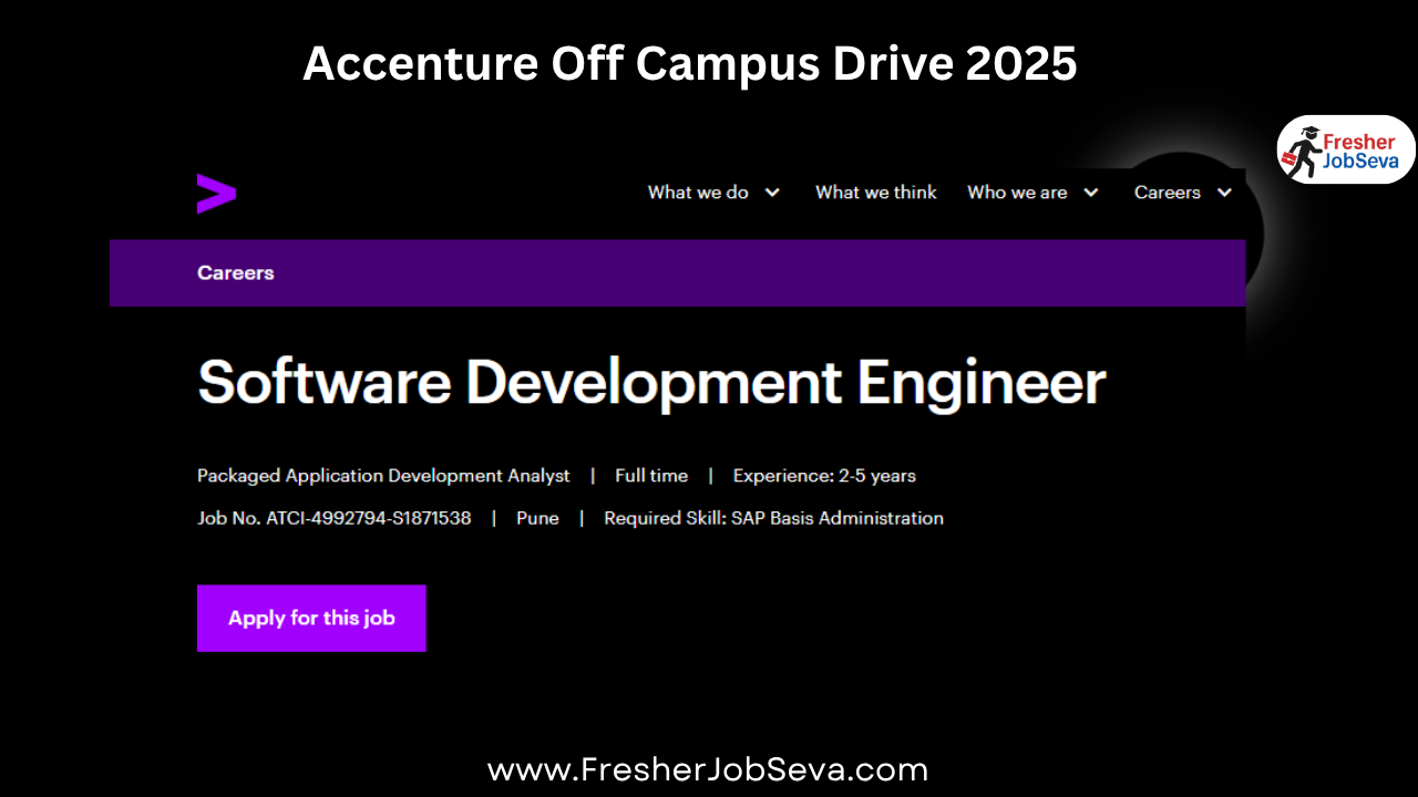 Accenture Recruitment 2025