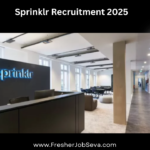 Sprinklr Recruitment 2025