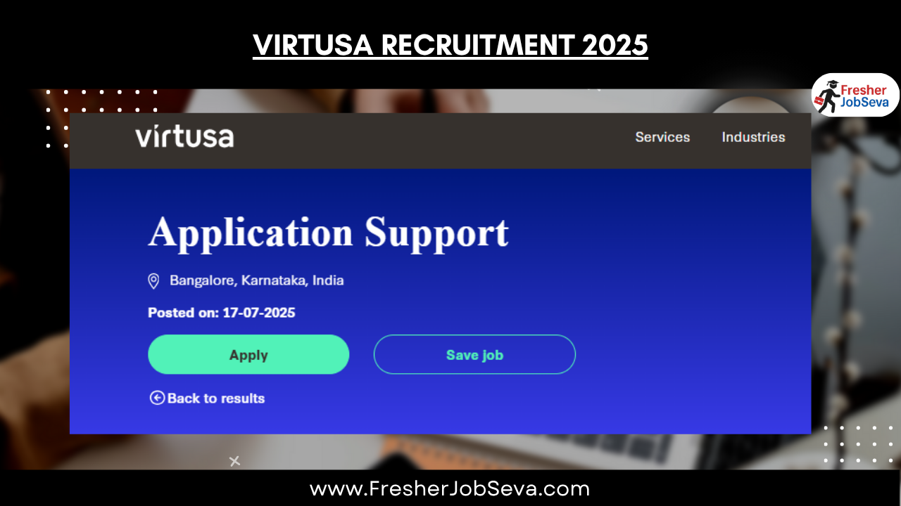 Virtusa Recruitment 2025