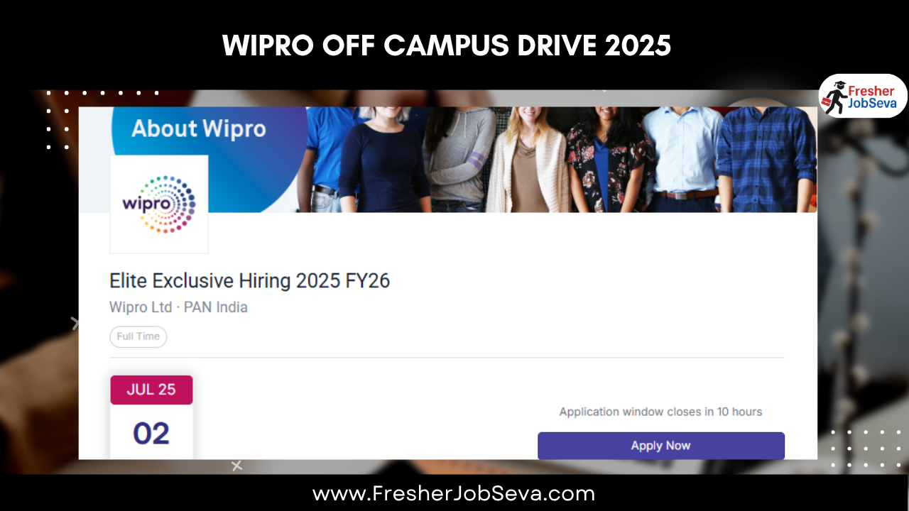 Wipro Off Campus Drive 2025