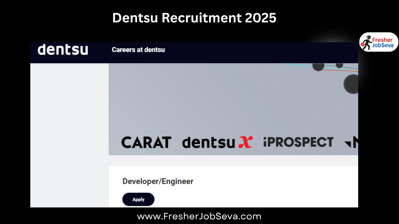 Dentsu Recruitment 2025
