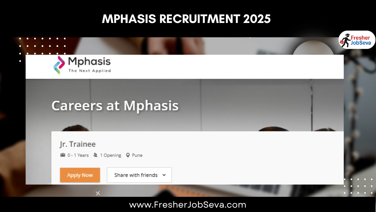 Mphasis Recruitment 2025