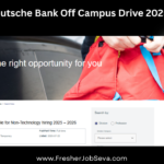 Deutsche Bank Off Campus Drive 2025