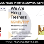 QualityKiosk Walk-In Drive Mumbai 2025 | Digital Quality Engineering for Freshers – Immediate Joining