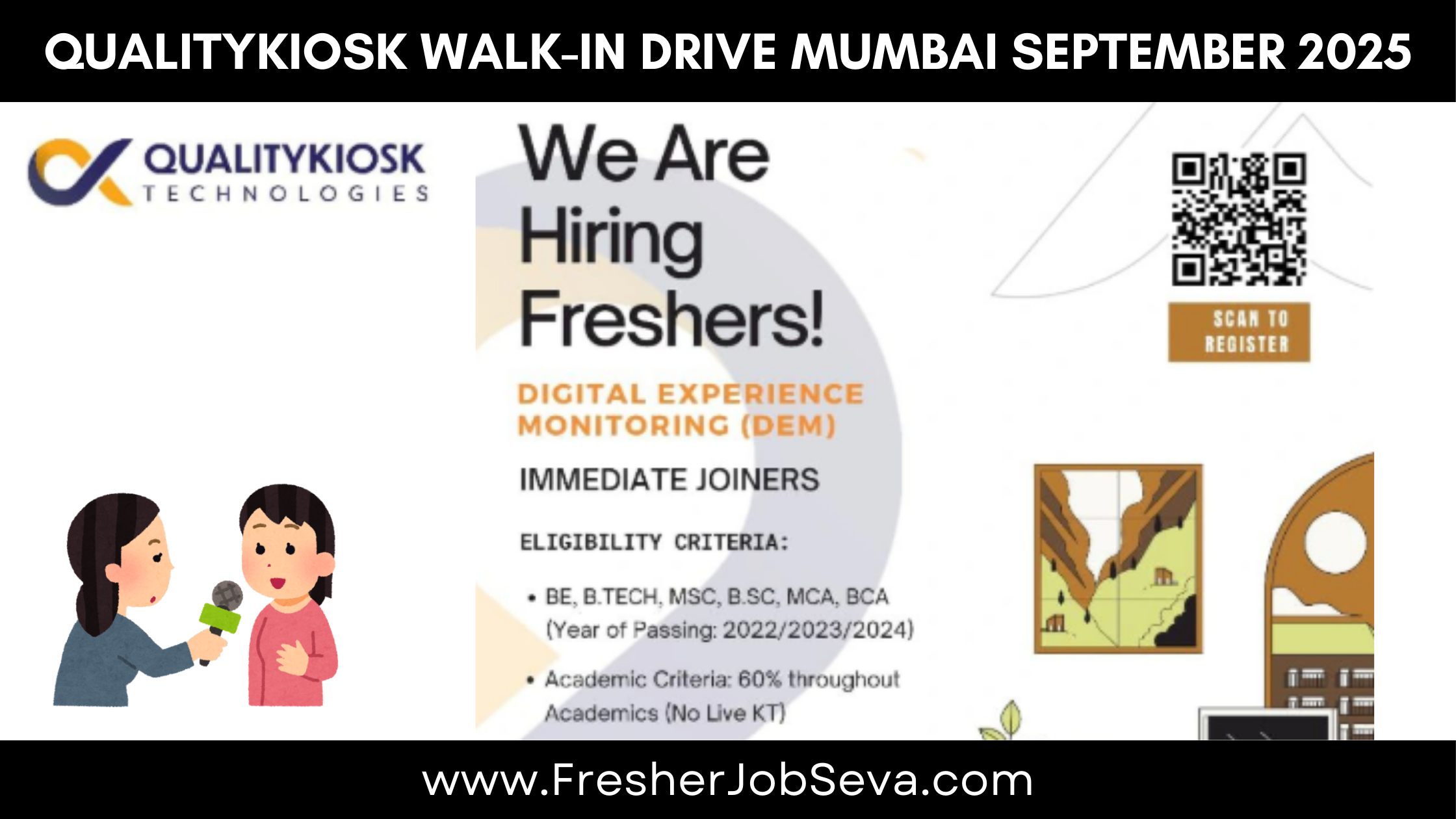 QualityKiosk Walk-In Drive Mumbai 2025 | Digital Quality Engineering for Freshers – Immediate Joining