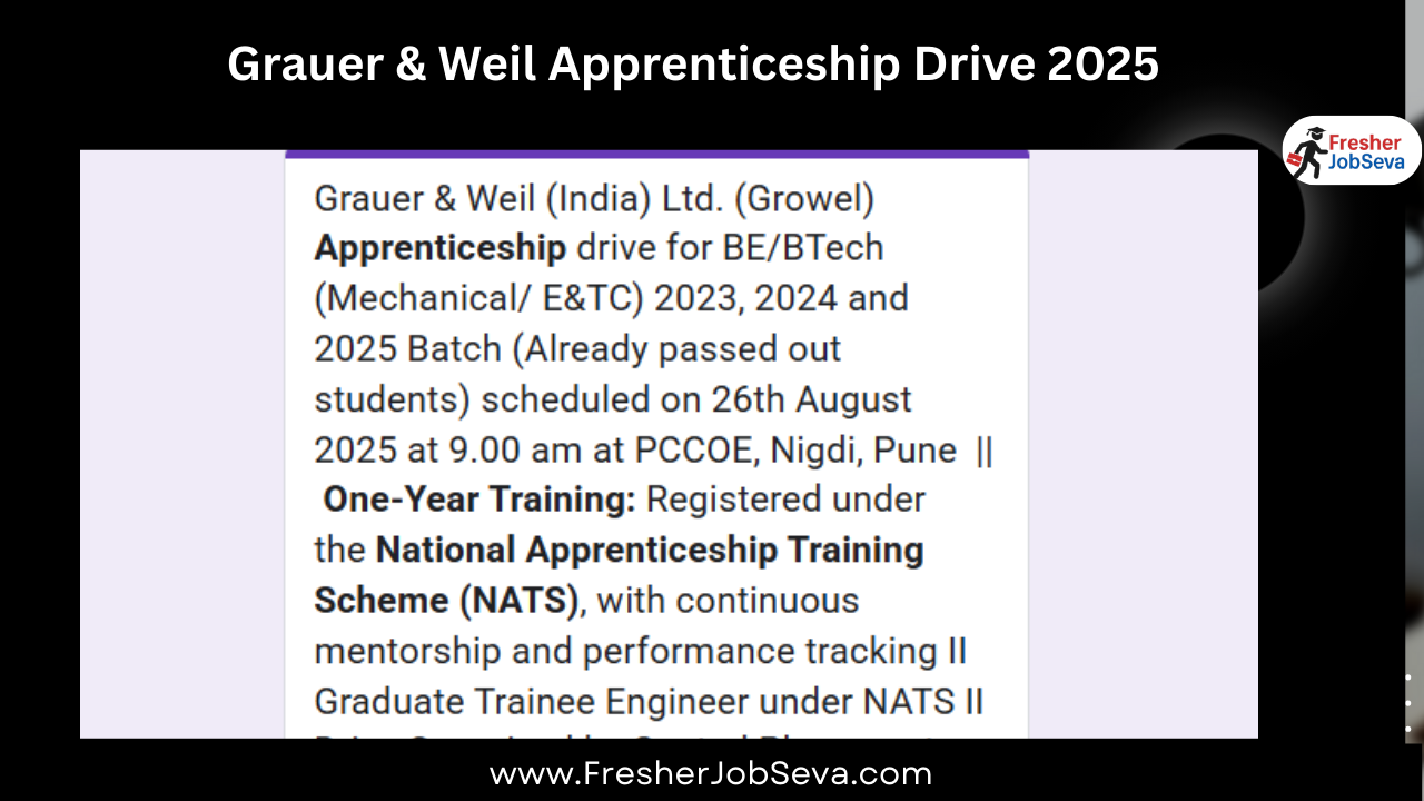 Grauer & Weil Apprenticeship Drive 2025