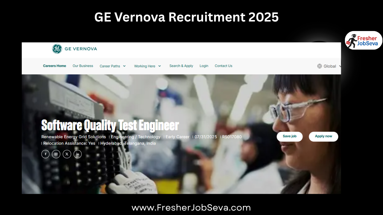 GE Vernova Recruitment 2025