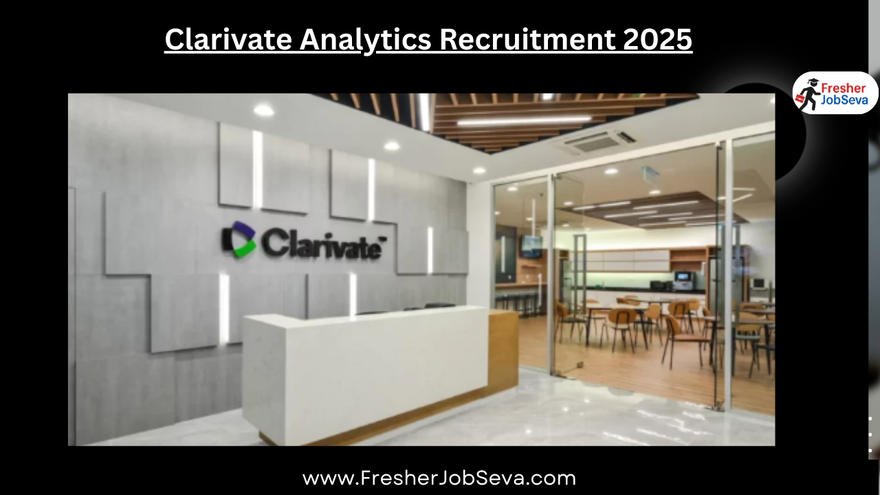 Clarivate Analytics Recruitment 2025