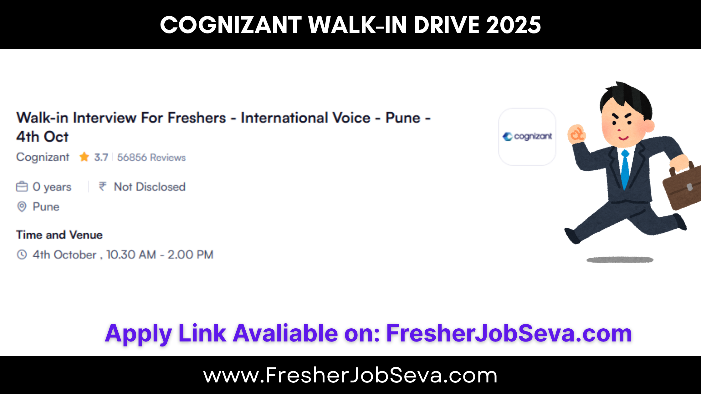 Cognizant Walk-in Drive 2025