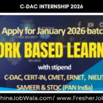C-DAC Internship 2026 | Paid Internship in Emerging Technologies | 442 Vacancies | Apply Online