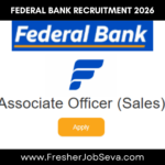 Federal Bank Recruitment 2026