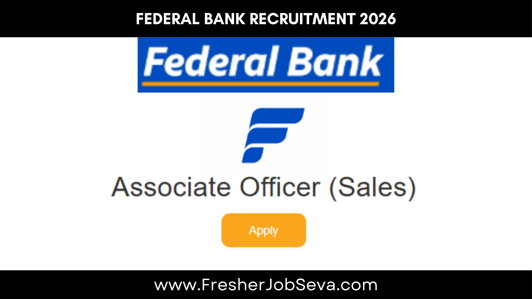 Federal Bank Recruitment 2026