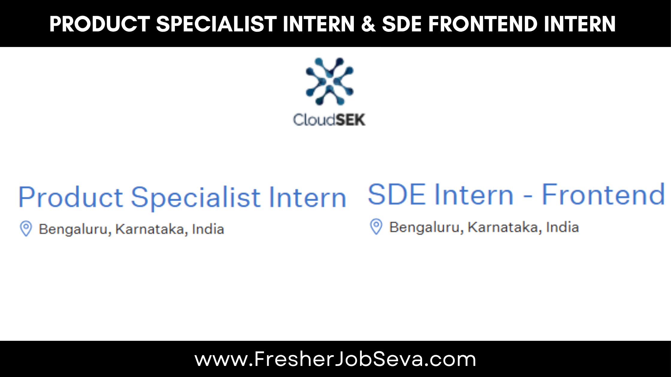 CloudSEK Off Campus Drive 2026 – Product Specialist Intern & SDE Frontend Intern
