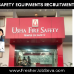 Usha Fire Safety Equipments Recruitment Drive 2026 – Multiple Roles | Pune