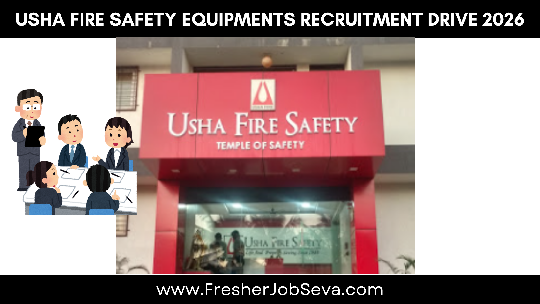 Usha Fire Safety Equipments Recruitment Drive 2026 – Multiple Roles | Pune