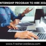 Internship Program to Hire 2026