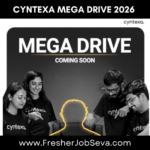 Cyntexa Mega Drive 2026 is now open for the role of Associate Software Developer