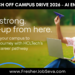 HCLTech Off Campus Drive 2026 – AI Engineer