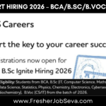 TCS Smart Hiring 2026 – BCA/B.Sc/B.Voc Freshers