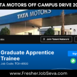Tata Motors Off Campus Drive 2026 – Graduate Apprentice Trainee