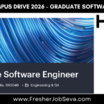 HPE Off Campus Drive 2026 – Graduate Software Engineer