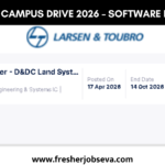 L&T Off Campus Drive 2026 – Software Engineer