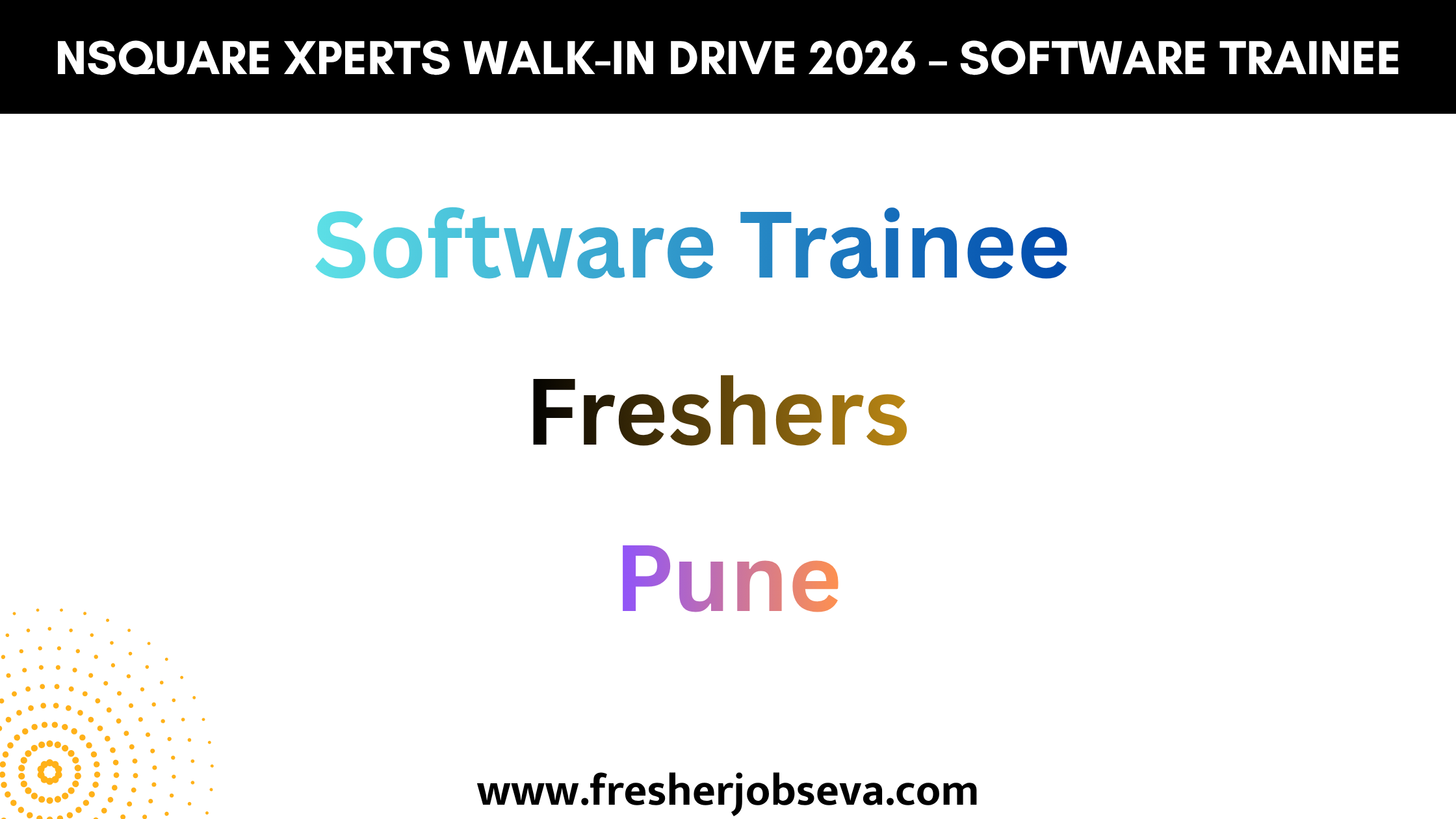 NSquare Xperts Walk-In Drive 2026 – Software Trainee | Freshers | Pune