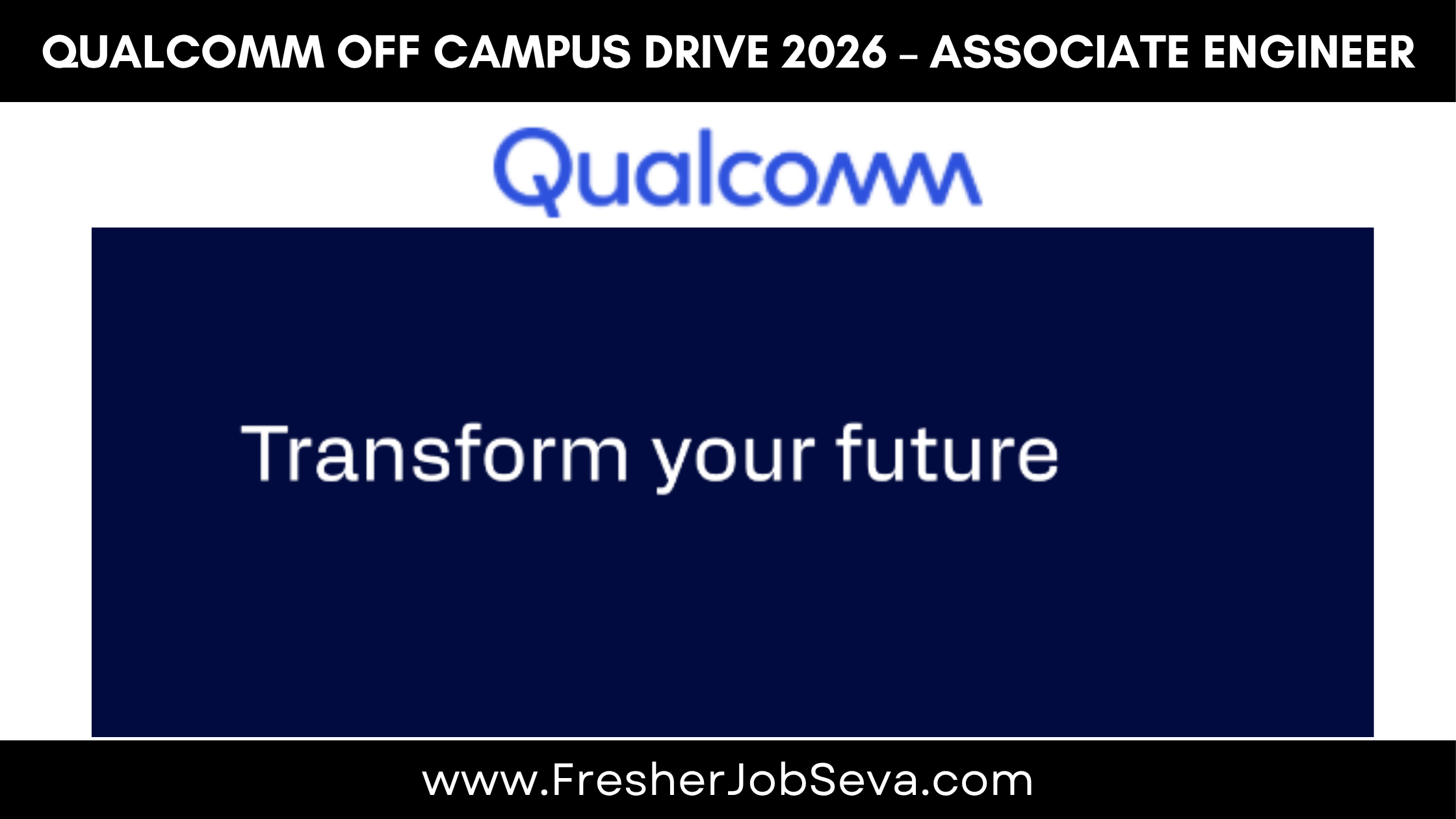 Qualcomm Off Campus Drive 2026 – Associate Engineer | Freshers