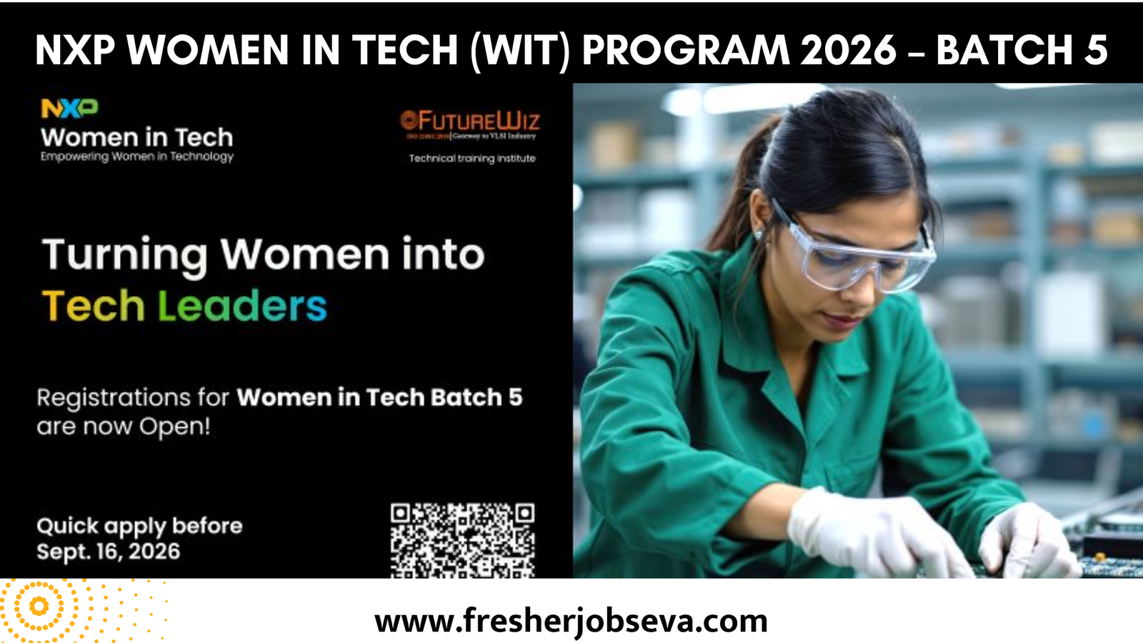 NXP Women in Tech (WIT) Program 2026 – Batch 5